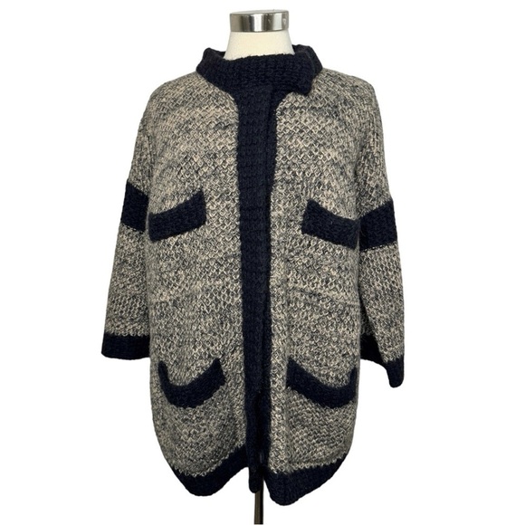 BY MALENE BIRGER Billipa Alpaca Wool Blend Cardigan size M - Picture 10 of 10